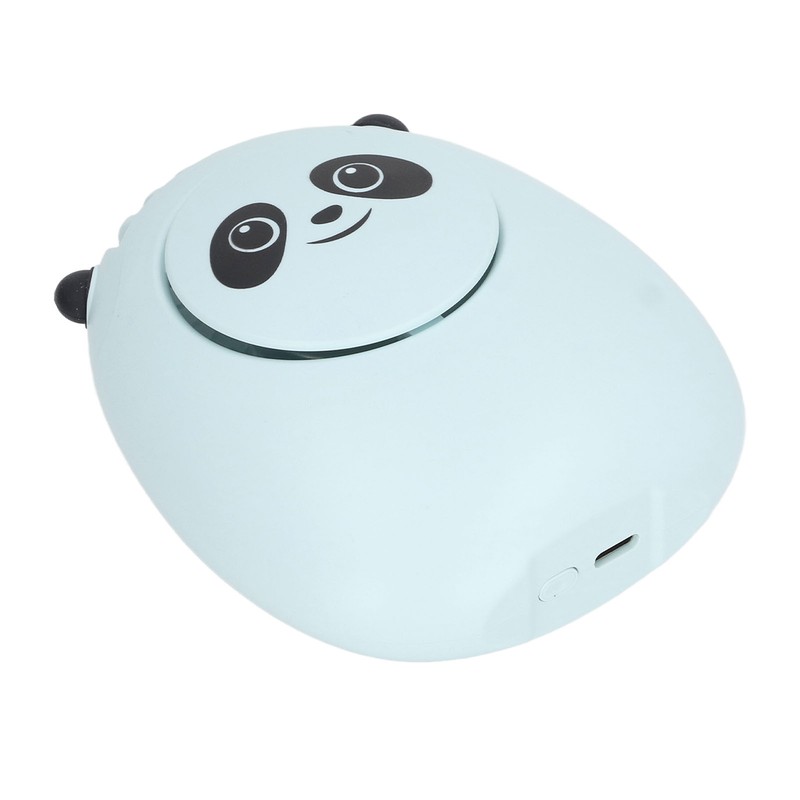 Portable Neck Fan Cute Bear 3 Speeds USB Rechargeable Quiet