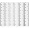 Zonon 6 Pcs 6 Inch Ruler Bulk Clear Plastic Flexible