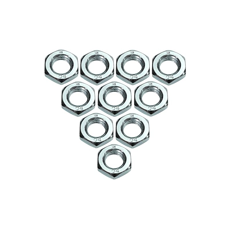 AERZETIX - C49456 - Set of 10 Nuts Low M12