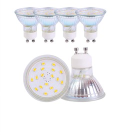 CIKAMIO GU10 - Bombillas LED de 120 V, no regulables, 4 W, 3000 K, blanco cálido, blanco suave, 300 lm, 35 W, equivalente a halógeno, repuesto para iluminación de pista empotrada (blanco cálido, 3000