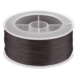 PATIKIL 0.8mm x 426feet Nylon String for Bracelets Braided Nylon Cord Nylon Thread for Wind Chime Beading Necklaces Blinds DIY Craft Jewelry Making, Coffee