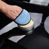 AHTOHAA 6Pcs 5-Inch Microfiber Foam Wax Applicator Pads with Finger