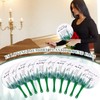 Teling 50 Pcs Funeral Favors Fans Memorial Paper Thick Paper