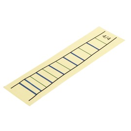 MECCANIXITY 4/4 Violin Finger Position Markers Stickers Violin Fret Guide Scale Indicator Markers 4/4 Yellow for Learning Precise Finger Position