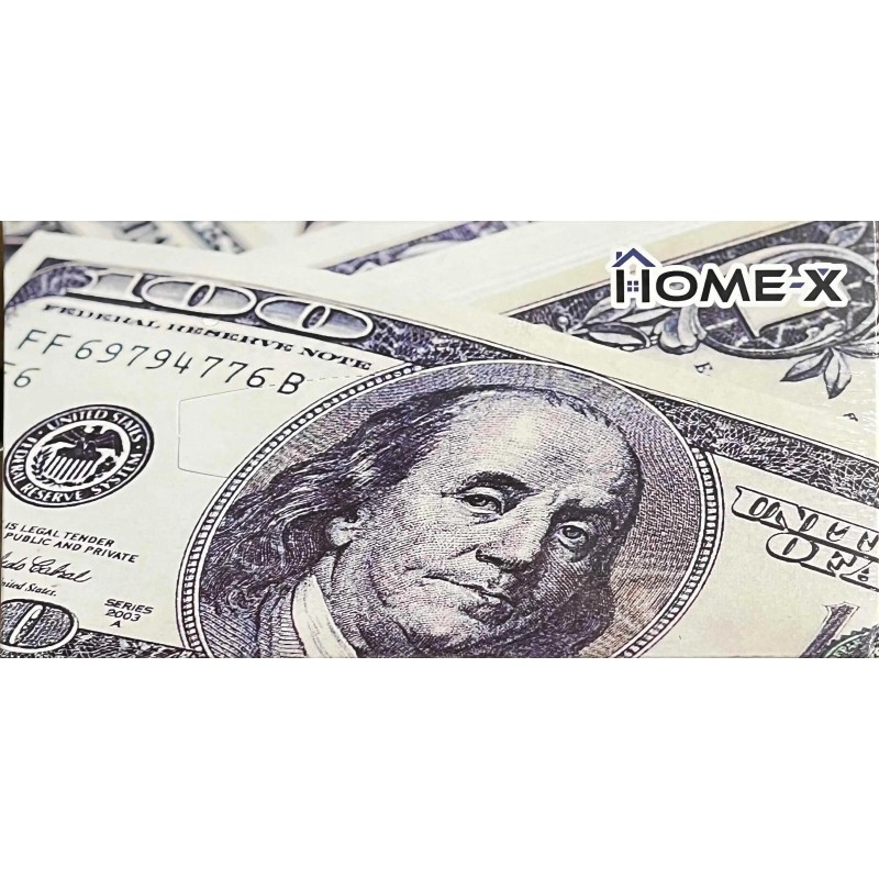 Home X $20 NEW $100 BILL TISSUE TISSUES 100 2PLY