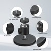 ZT-NET 24lb Magnetic Camera Mounting Base with Mini Ball Head,