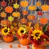 Fall Decor Pumpkin Maple Leaf Hanging Swirl - Fall Thankgiving