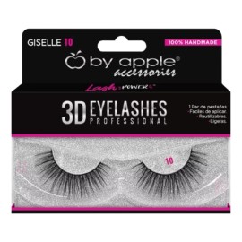 By Apple Pestañas Postizas 3d Profesionales By Apple 3d Eyelashes Color 10 Giselle