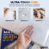 Plastic Mattress Bag for Moving Storage, Waterproof Mattress Cover, Mattress
