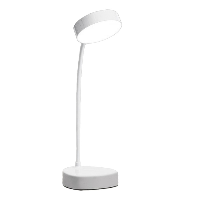 Gooseneck LED Desk Lamp Adjustable Brightness Flexible Task Lamp Bedside