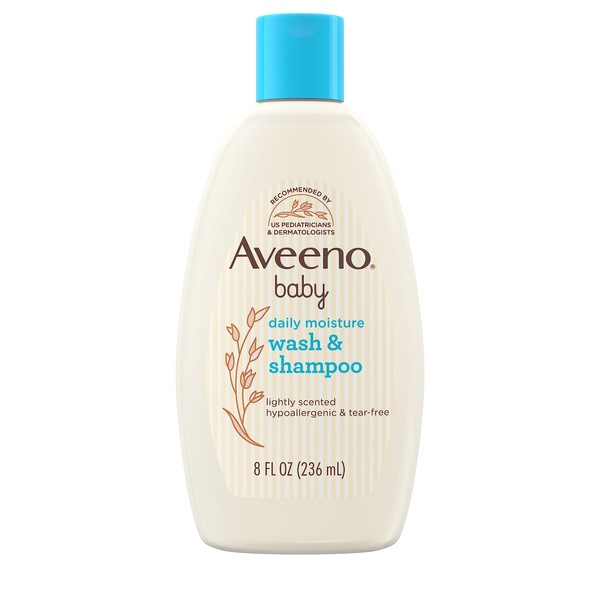 Aveeno Baby Wash and Shampoo, 236 ml