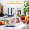 KOIOS Electric Food Processor, 2-Speed Food Chopper Meat Grinder with