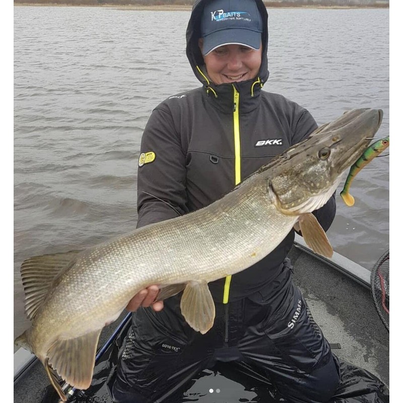 K.P Baits Pike Shad Pike XXL Rubber Fish Swimbait 9
