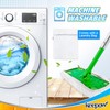 KEEPOW Reusable Dry Sweeping/Wet Mopping Cloths Compatible with Swiffer Sweeper,