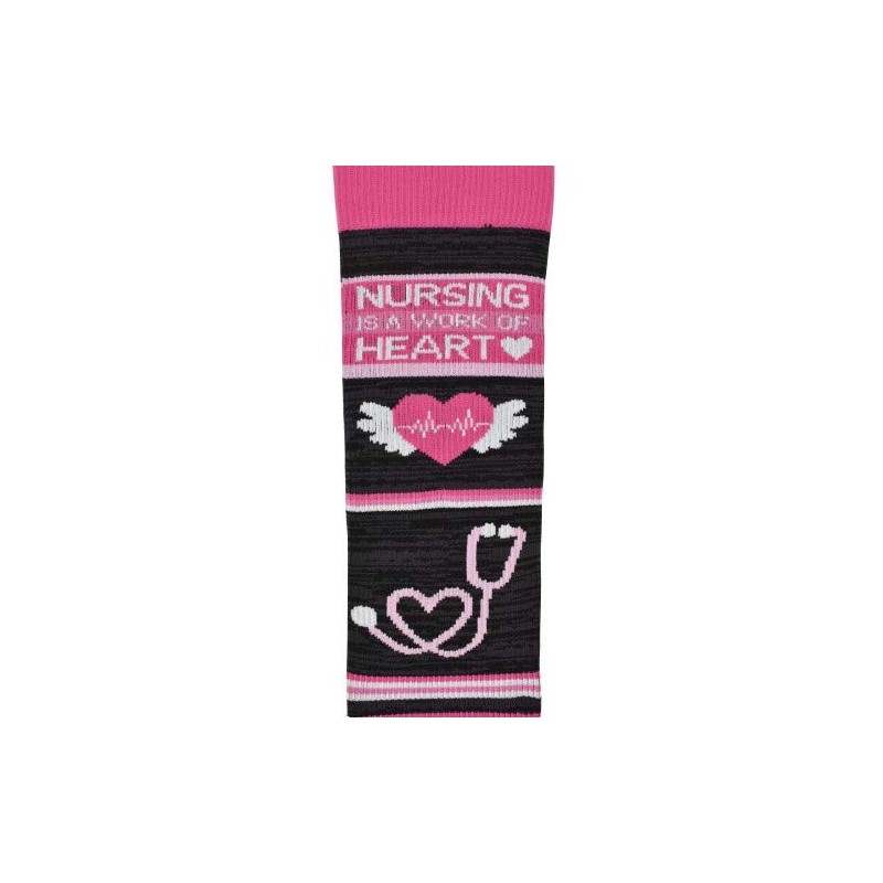 Think Medical Fashion Compression Socks, Pair; Nursing is a Work