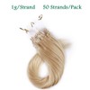 18 inches Micro Loop Human Hair Extensions Real Remy Hair