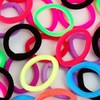 18p 무매듭 고무줄 원형 헤어밴드 짱짱한 곱창끈 고무 (WFGZP4F) 18p Knotless Rubber Round Hair Band Strong Gathered String Rubber (WFGZP4F)