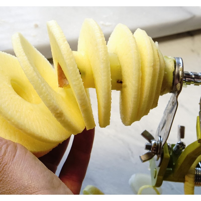 RSVP International Green Apple Slicer, Corer, & Peeler | Suctions