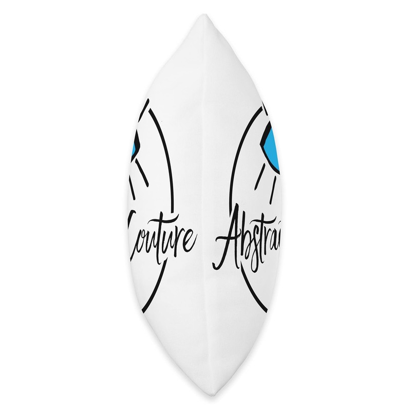 Abstract Couture Classic Logo Pillow Throw Pillow