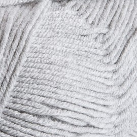 Knit Picks Brava Gray 100% Acrylic Worsted Weight Soft Yarn for Knitting, Crocheting, Knitting Machine use, Medium Weight 4 Yarn for Washable Projects (Dove Heather)