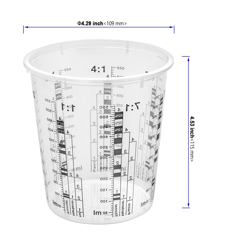 KOHAND 20 PCS 680 ml Paint Mixing Cups, 10.9 x