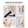 LDU No Show Socks Womens Cushioned Anti-Slip Grip Breathable Soft