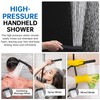 G-Promise All Metal 12 Inch Shower Head with Massage Mode