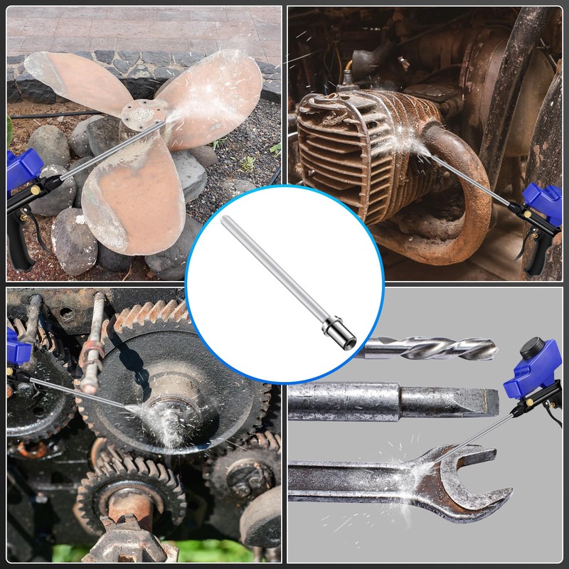 Feekoon Sand Blaster Long Nozzle Compatible with Le Lematec, Sandblasting