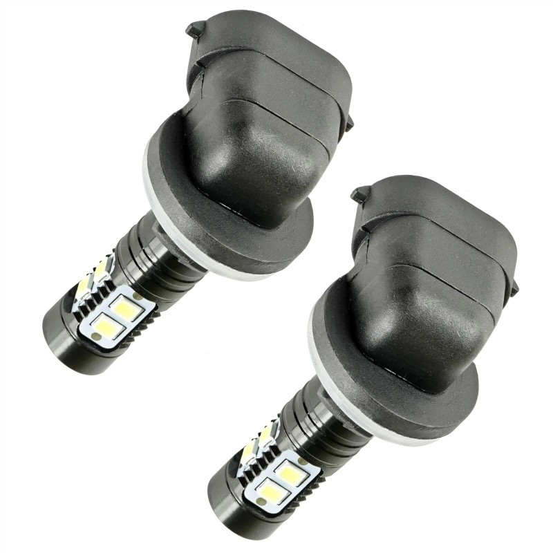Caltric 2 Headlight LED Bulbs fits Polaris Ranger Crew 700