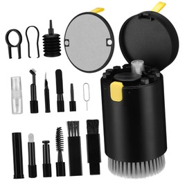 SHINEOFI 1 Set Device Cleaning Kit for Keyboards Cameras Earbuds Safe Tools for Dust Dirt Removal Convenient Storage for Electronics Maintenance