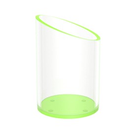 KOTEMON Pen Holder for Desk Organizer, Acrylic Makeup Brush Organizer Sanitizer Holder Pen and Pencil Holder for Office, Home, School, Neon Green