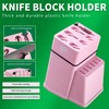 FULLHI 14pcs Block Knife Set, Chef's Knife Steak Knives Set