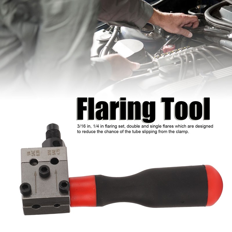 3/16in 1/4in Copper Tube Brake Line Single Double Flare Tool