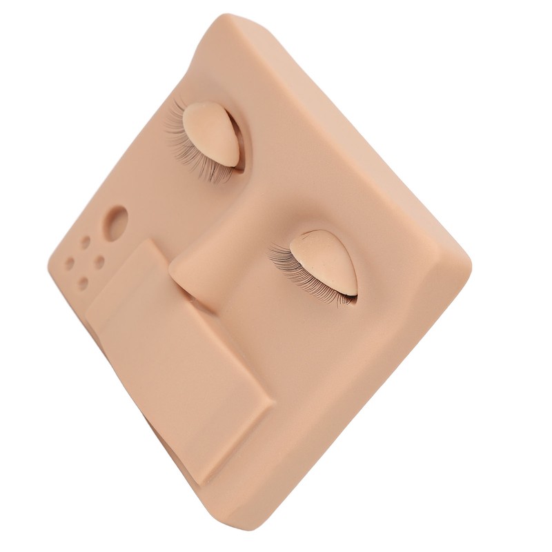Eyelash Mannequin Head Replaced Eyelids Realistic Reusable 3D Lash Extension