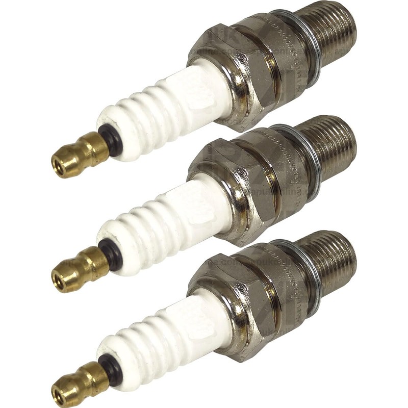 APUK 3x Spark Plugs N21 Long Reach Replacement for Ford
