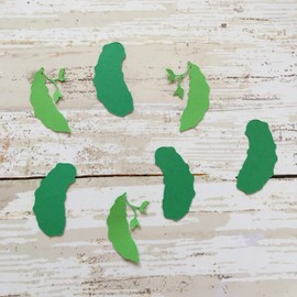 Garden Confetti Set | Garden Confetti | Garden Party Confetti | Pickle Confetti | Pickle Decoration | Peas Confetti | Pea Pod | Favors