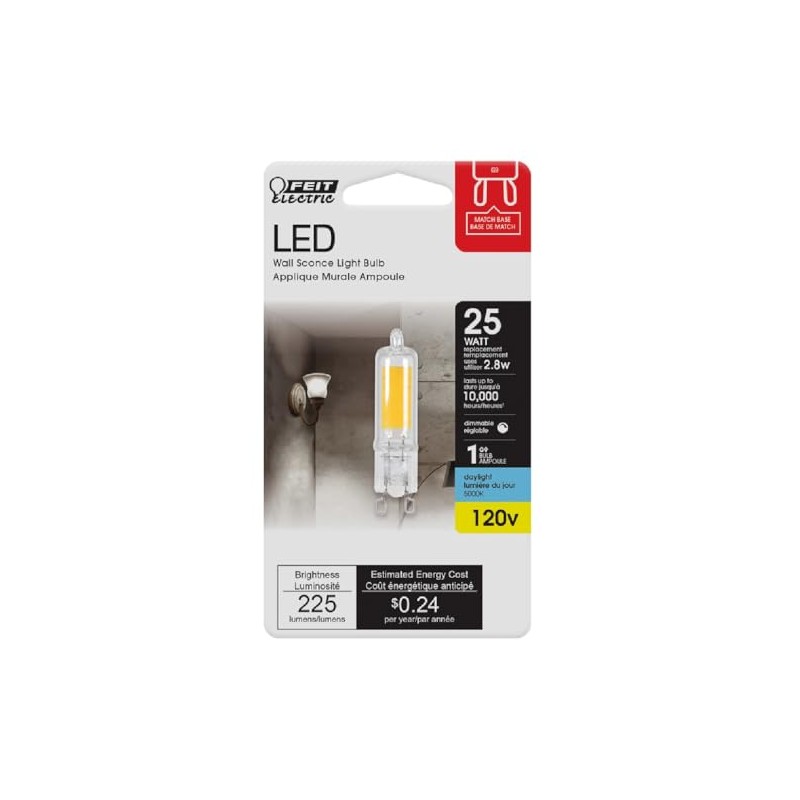 Feit Electric LED G9 Bipin DL 25W