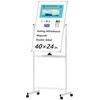 Neatsure Rolling Whiteboard on Wheels, 40" x 24" Double-Sided Mobile