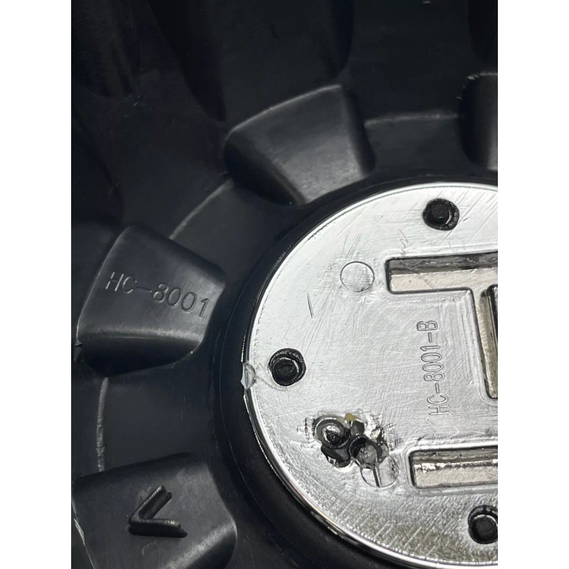 Hostile Wheels 8 Lug Gloss Black Wheel Center Cap HC-8001