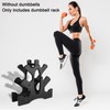 AUXSOUL 1 Pack Dumbbell Rack Stand, 3 Tier Dumbbell Bracket