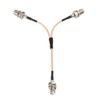 F Coaxial Splitter Cable, F-Type Cable (Female-Female) RG316 Cable, 5.9