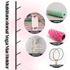 6 Tier Yoga Mat Rack,Yoga Mat Holder Wall Mount,Yoga Mat