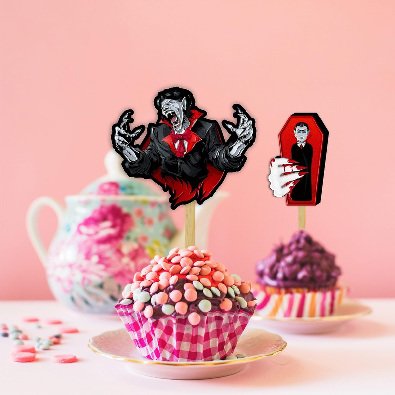 Vampire CupCake Topper
