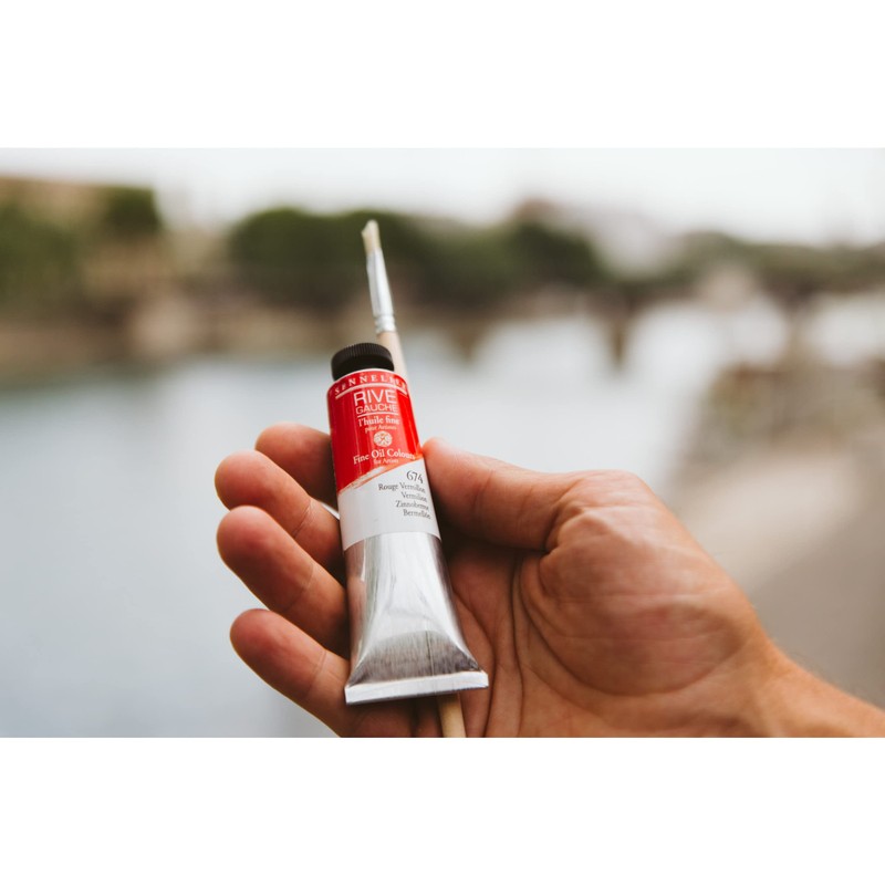 Sennelier Rive Gauche Oil Paint 200 ml, Quinacridone Pink