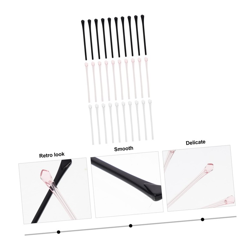 Operitacx 15 Paare Antirutsch Brillenbeinüberzüge Retro Brillen Zubehör für Sicheren