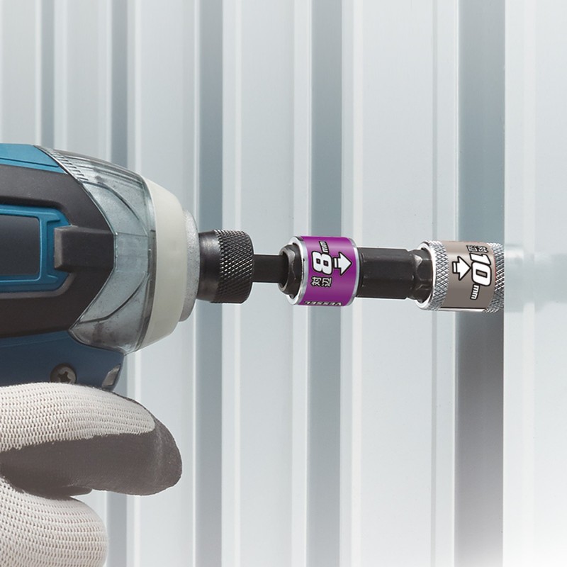 Vessel BH-41 Double-ended Socket, 8 Opposite Sides, 10 +2 Bit