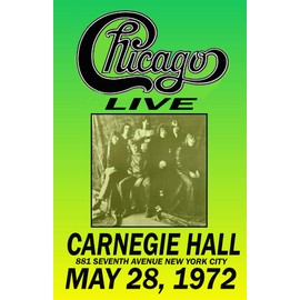 CHICAGO REPLICA 1972 CONCERT POSTER