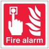 Eco Friendly Fire Equipment - Fire Alarm Logo - 100 X 100mm