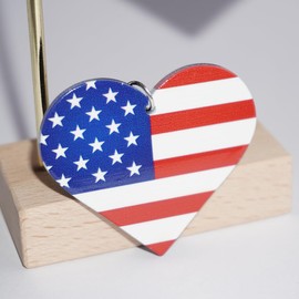 Women Adult Patriotic Dangle Drop Stud Earrings, 4th of July Red White Blue USA Star Earrings American Flag Acrylic Jewelry Women Independence Day Earring (USA Earring E)