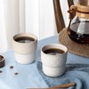 MIKIGEY Espresso Cups Set of 2, 4oz Espresso Shot Cups,